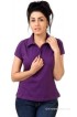 Top Notch Solid Women's Polo Neck T-Shirt